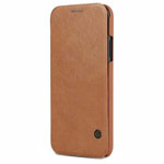 Чехол G-Case Business Series для Apple iPhone 12 pro max (коричневый, кожаный)