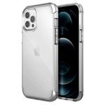 Чехол Raptic Air для Apple iPhone 12 pro max (прозрачный/серебристый, маталлический)