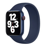 Ремешок для часов Yotrix Solo Loop для Apple Watch 38/40 мм (темно-синий, силиконовый)