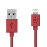 USB-кабель Belkin Charge/Sync Cable для Apple iPhone 5/iPad 4/iPad mini/iPod touch 5/iPod nano 7 (красный, Lightning)