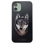 Чехол Santa Barbara Savanna для Apple iPhone 12 mini (Wolf, кожаный)