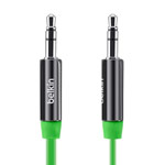 AUX-кабель Belkin Flat Aux 3' cable (зеленый, 0,9 м, разъемы 3.5 мм)