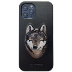 Чехол Santa Barbara Savanna для Apple iPhone 12 pro max (Wolf, кожаный)