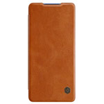 Чехол Nillkin Qin leather case для Samsung Galaxy S20 FE (коричневый, кожаный)