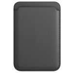 Чехол-бумажник Synapse MagSafe Leather Wallet для Apple iPhone 12/12 pro/12 pro max/12 mini (черный, кожаный, магнитный)