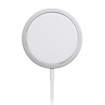 Беспроводное зарядное устройство KeepHone Wireless Magnetic Charger (серебристое, магнитное, Fast Charge 15W, стандарт QI)