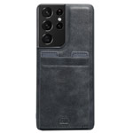 Чехол HDD Luxury Card Slot Case для Samsung Galaxy S21 ultra (черный, кожаный)