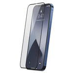 Защитное стекло Baseus Tempered Full-Glass Protector для Apple iPhone 12 pro max (черное, 0.25 мм, 2 шт)