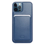 Чехол HDD Luxury Magnet Case для Apple iPhone 12/12 pro (темно-синий, кожаный)