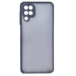 Чехол Yotrix SceneCase для Samsung Galaxy A12 (серо-голубой, гелевый/пластиковый)