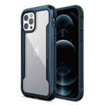 Чехол X-doria Defense Shield для Apple iPhone 12/12 pro (синий, маталлический)