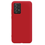 Чехол Yotrix LiquidSilicone для Samsung Galaxy A72 (красный, гелевый)