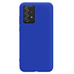Чехол Yotrix LiquidSilicone для Samsung Galaxy A72 (синий, гелевый)