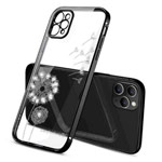 Чехол Coblue Crystal Plating Case для Apple iPhone 12 pro (черный, гелевый)
