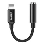 Адаптер Baseus Lightning to Headphone Jack универсальный (Lightning, miniJack 3.5 мм, черный)