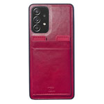 Чехол HDD Luxury Card Slot Case для Samsung Galaxy A72 (красный, кожаный)