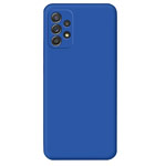 Чехол Yotrix LiquidSilicone Pro для Samsung Galaxy A32 (синий, гелевый)