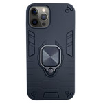 Чехол Yotrix Defender Ring для Apple iPhone 12/12 pro (черный, пластиковый)