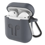 Чехол Synapse Buckle2 Case для Apple AirPods 1/2 (серый, силиконовый)