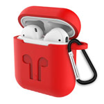 Чехол Synapse Buckle2 Case для Apple AirPods 1/2 (красный, силиконовый)