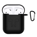 Чехол Synapse Buckle2 Case для Apple AirPods 1/2 (черный, силиконовый)