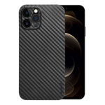 Чехол memumi Slim Carbon case для Apple iPhone 12 pro (черный, пластиковый)