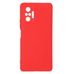 Чехол Yotrix LiquidSilicone Pro для Xiaomi Redmi Note 10 pro (красный, гелевый)