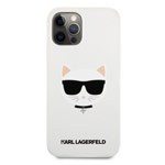 Чехол Karl Lagerfeld K/Choupette case для Apple iPhone 13 pro max (белый, силиконовый)