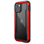 Чехол Raptic Defense Shield Pro для Apple iPhone 13 (красный, маталлический)