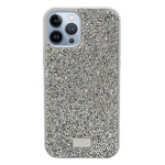 Чехол Swarovski Crystal Case для Apple iPhone 13 pro (серебристый, гелевый)
