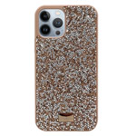 Чехол Swarovski Crystal Case для Apple iPhone 13 pro max (пудра, гелевый)