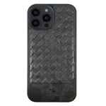 Чехол Santa Barbara Ravel для Apple iPhone 13 pro (темно-серый, кожаный)