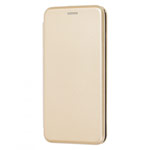 Чехол Yotrix FolioCase Plain для Apple iPhone 13 pro max (золотистый, кожаный)