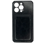 Чехол Yotrix SnapCase Holder для Apple iPhone 13 pro (Black Snake, экокожа)