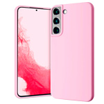 Чехол Yotrix LiquidSilicone для Samsung Galaxy S22 plus (розовый, гелевый)