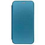 Чехол Yotrix FolioCase Plain для Samsung Galaxy A03 core (голубой, кожаный)