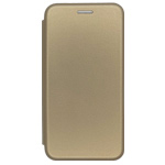 Чехол Yotrix FolioCase Plain для Samsung Galaxy S22 plus (золотистый, кожаный)