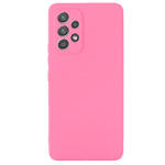 Чехол Yotrix LiquidSilicone Pro для Samsung Galaxy A33 (розовый, гелевый)