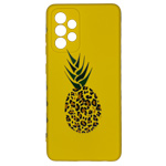 Чехол Yotrix ArtCase для Samsung Galaxy A52 (Pineapple Yellow, гелевый)