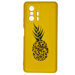 Чехол Yotrix ArtCase для Xiaomi 11T/11T pro (Pineapple Yellow, гелевый)