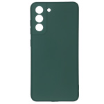 Чехол Yotrix LiquidSilicone Pro для Samsung Galaxy S21 FE (темно-зеленый, гелевый)