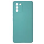 Чехол Yotrix LiquidSilicone Pro для Samsung Galaxy S10 lite 2020 (бирюзовый, гелевый)