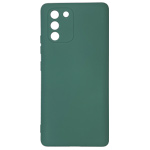 Чехол Yotrix LiquidSilicone Pro для Samsung Galaxy S10 lite 2020 (темно-зеленый, гелевый)