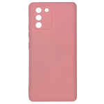 Чехол Yotrix LiquidSilicone Pro для Samsung Galaxy S10 lite 2020 (розовый, гелевый)