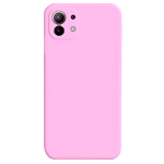 Чехол Yotrix LiquidSilicone Pro для Xiaomi Mi 11 lite (розовый, гелевый)
