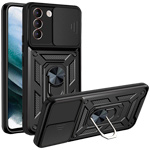 Чехол Yotrix Defense Pro для Samsung Galaxy S22 (черный, гелевый/пластиковый)
