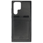 Чехол HDD Luxury Card Slot Case для Samsung Galaxy S22 ultra (черный, кожаный)