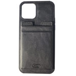Чехол HDD Luxury Card Slot Case для Apple iPhone 13 pro max (черный, кожаный)