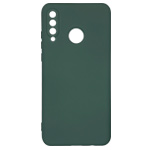 Чехол Yotrix LiquidSilicone Pro для Huawei P30 lite (темно-зеленый, гелевый)