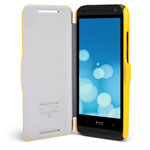 Чехол Nillkin Fresh Series Leather case для HTC Desire 601 619D (Zara) (желтый, кожанный)